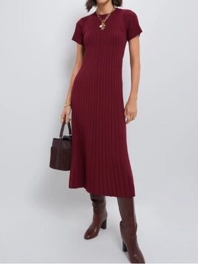 Hyacinth House Murphy Ribbed Midi Dress